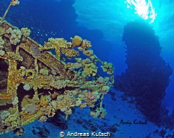 small wreck in the red sea by Andreas Kutsch 